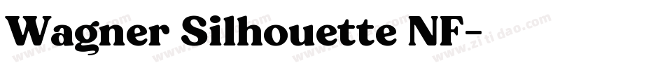 Wagner Silhouette NF字体转换